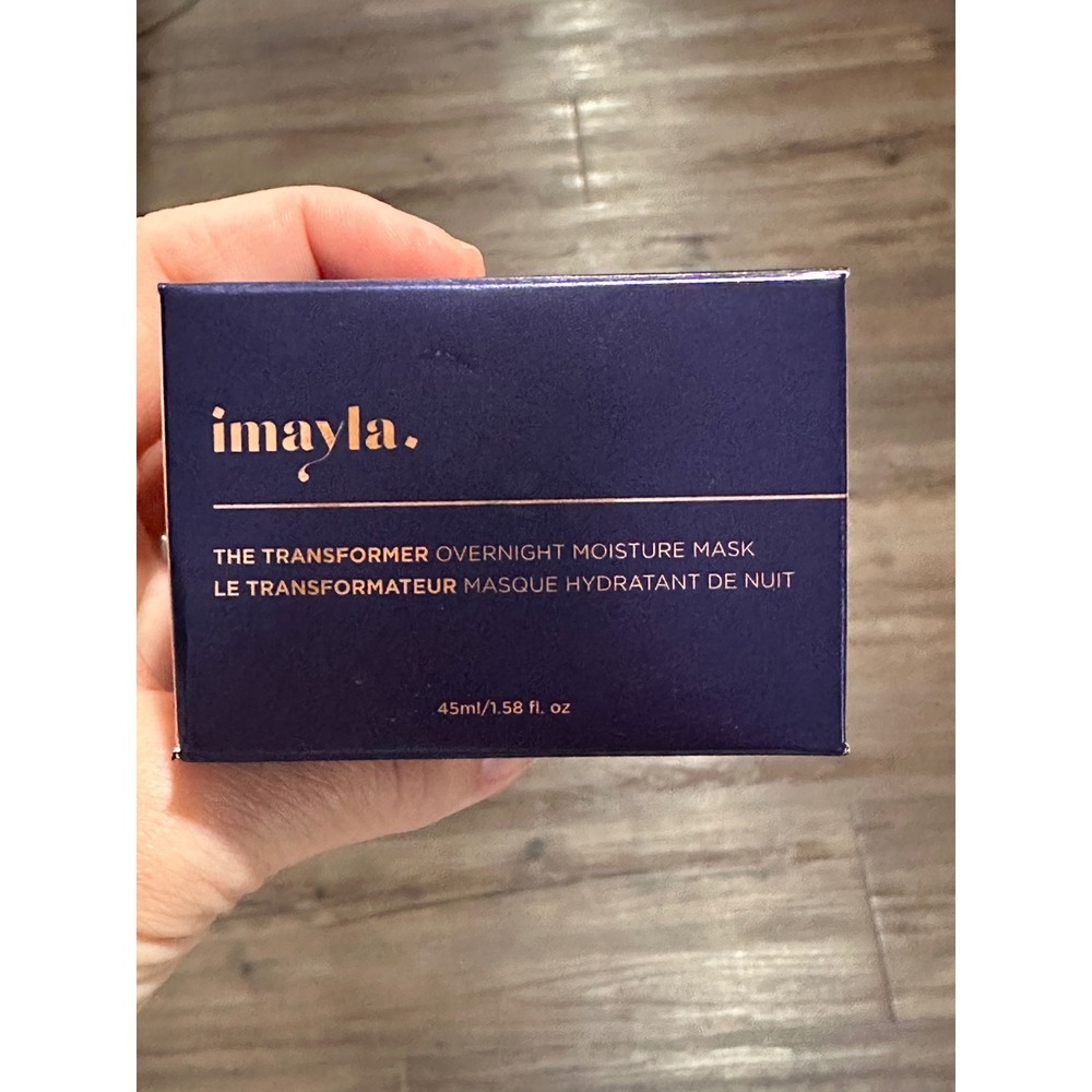 Imayla The Transformer Overnight Moisture Mask‎ Hydrating Vegan 1.58oz